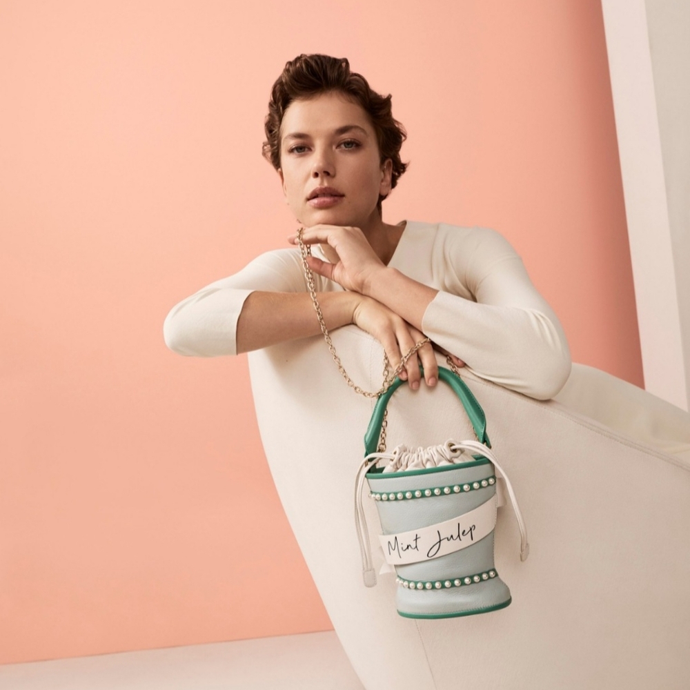Radley London Kentucky Derby Mint Julep Drawstring Crossbody Bag